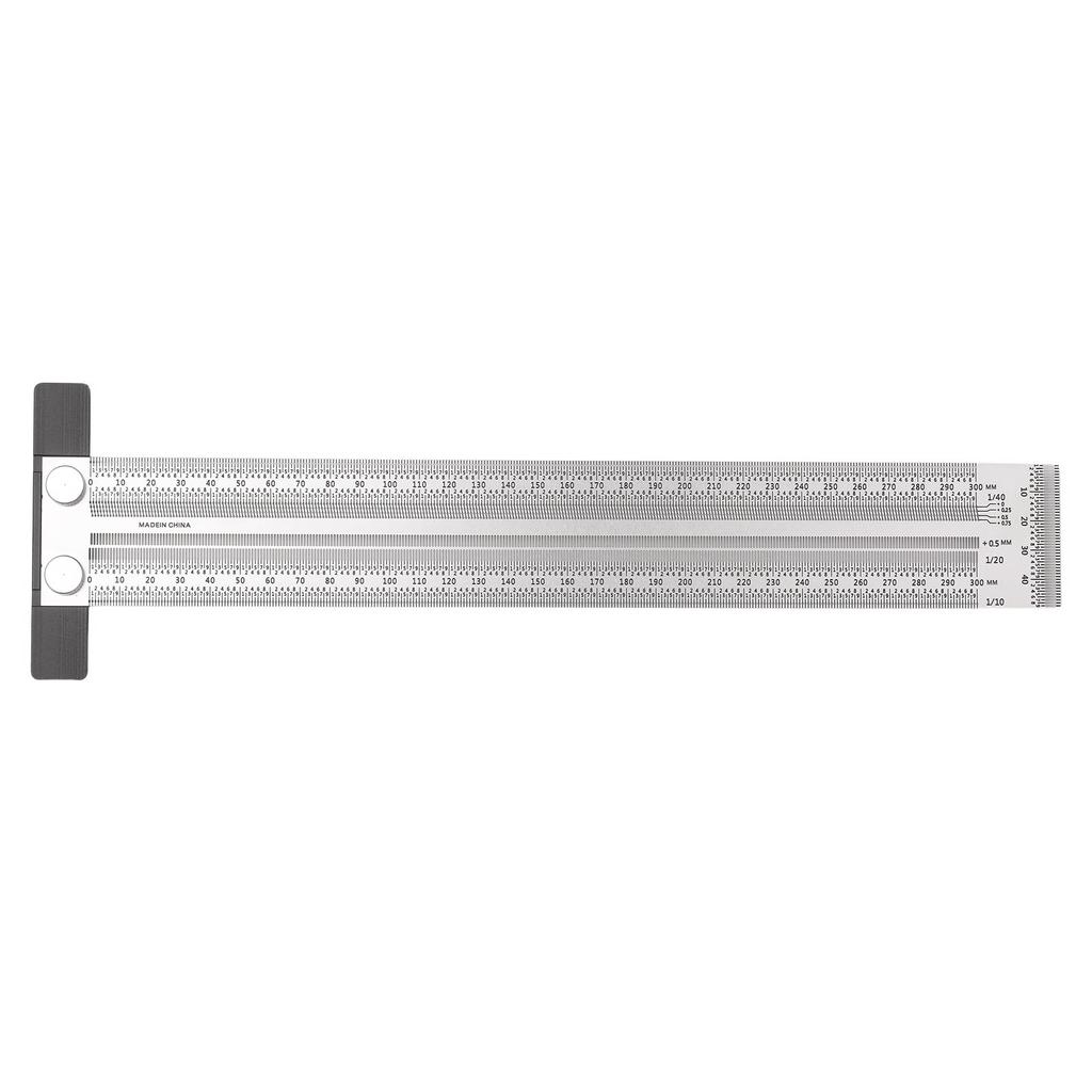 High-Precision Scale Ruler Marking Ruler T-Type Hole Ruler Right Angle Ruler Multifunctional