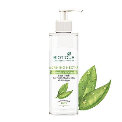 Bio Morning Nectar Отбеливающая пенка для умывания 200 мл – Отшелушивающее пенное средство для умывания для более сияющей, увлажненной и светящейся кожи
