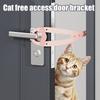 Adjustable Door Latch Holder Elastic Strap Stopper Lock For Pet Dog Cat Gate Keep Animals Out Of Room Flexible Security