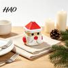 Holiday Stocking Stuffers 3D Printed Santa Claus Fidget Clicker Toy, Cute Block Finger Press Christmas Toys Sensory Mini Desktop Ornament, Stress