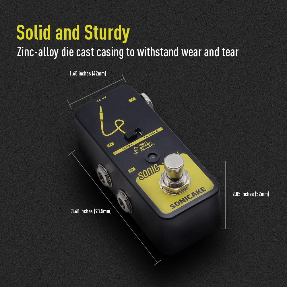 SONICAKE ABY True Bypass Line Selector Pedal