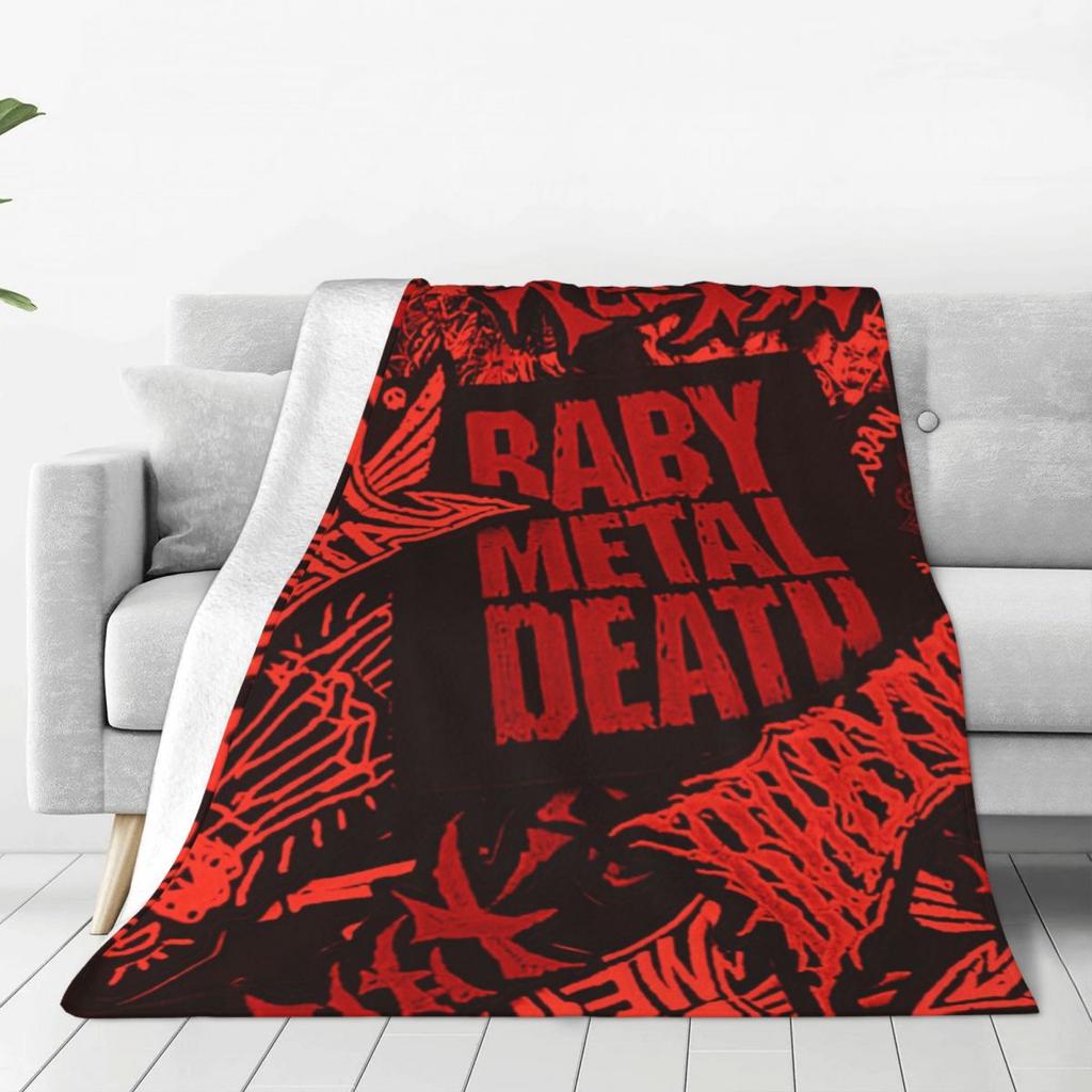Индивидуальное Флисовое Одеяло-Плед Babymetal Японская Группа Теплое Фланелевое Хип-Хоп Рок Одеяла Для Спальни Домашнего Дивана Стеганое Одеяло