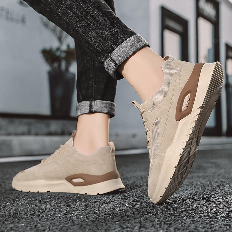 Oulylan Новая летняя мода Мужские кроссовки Весенние универсальные повседневные туфли Уличные беговые Увеличивающие платформу туфли для мужчин