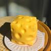 10 см Квадратные Сырные Сквиши Игрушки Медленный Отскок Надавливание Снятие Стресса Сенсорные Игрушки Сырные Мячики-Антистресс Фиджет Игрушка