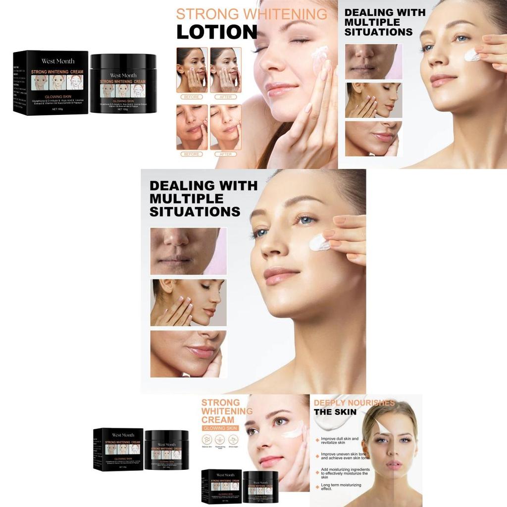 West Month Осветляющий крем для сияющей кожи Питательный Увлажняющий Восстанавливающий Тусклый цвет лица