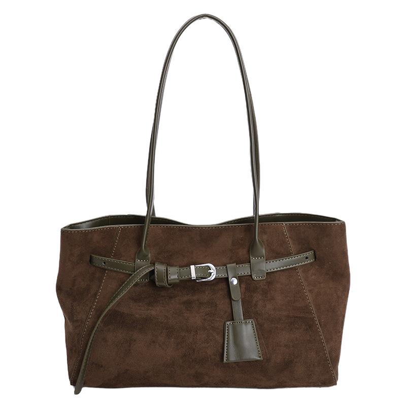 Ретро сумка через плечо, сумка-тоут, модная сумка подмышку для поездок на работу большой вместимости