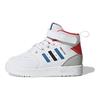 adidas Оригинальные удобные прочные кроссовки с высоким верхом для ходьбы, детские кроссовки, белые H05619