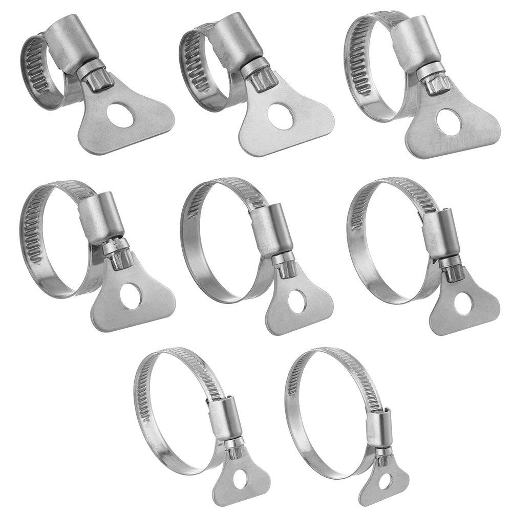 1Pcs Useful Welding Handle Repair Tool Hardware Exhaust Pipe Clip T Bolt Hose Clamps Stainless Steel