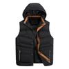 (SU)Повседневный мужской жилет, мужской свободный осенне-зимний теплый пуховый хлопковый жилет, пальто
