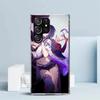 Чехол-книжка Honkai Star Rail Ахерон для Samsung Galaxy S25 Edge S26 S24 S23 Ultra Чехол для телефона S22 S21 Plus S20 FE С рисунком S
