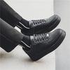 Men's Black Casual and Trendy Air Force Sports Shoes for Autumn and Winter