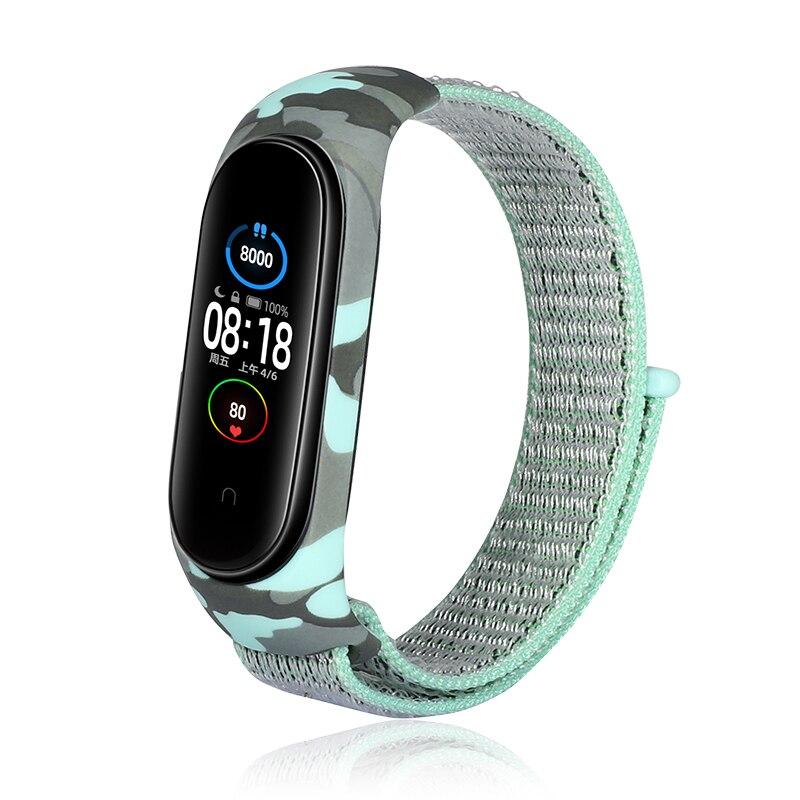 Nylon Strap for Xiaomi Mi Band 6 5 3 4 Bracelet Wristband Sports Breathable Bracelet For Miband 6 4 3 5 Replacement Strap