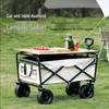Electric Outdoor Camping Cart with 10-inch Tank Wheels