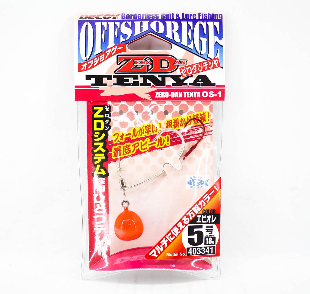 Decoy OS-1E Zero Dan Tenya Orange Размер 5 18 грамм (3341)