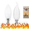 Динамическая лампа E14 E27 AC85-265V Flame Lamp с эффектом пламени, атмосферная лампа-свеча