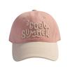 2-7 Years Adjustable Sun Hat Letter Embroidery Peaked Hat Summer Beach Cap  Boys Girls