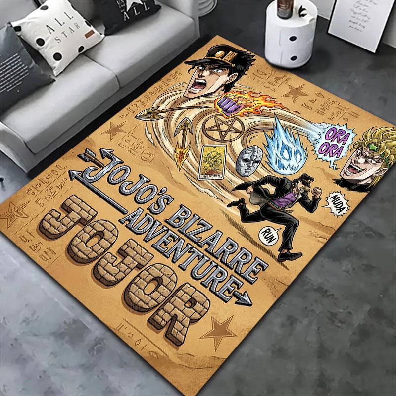 Jojos Bizarre Adventure Carpet Rug For Living Room Bedroom Home Sofa Decoration Kids Play Nonslip Floor Mat