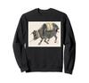 Kono Bairei Vintage Bull Painting Japanese Art Sweatshirt