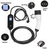 110 В/220 В Автомобильное портативное зарядное устройство для электромобилей ЖК-дисплей Зарядный кабель четвертой передачи 16A FCC UL EU Plug для электромобиля