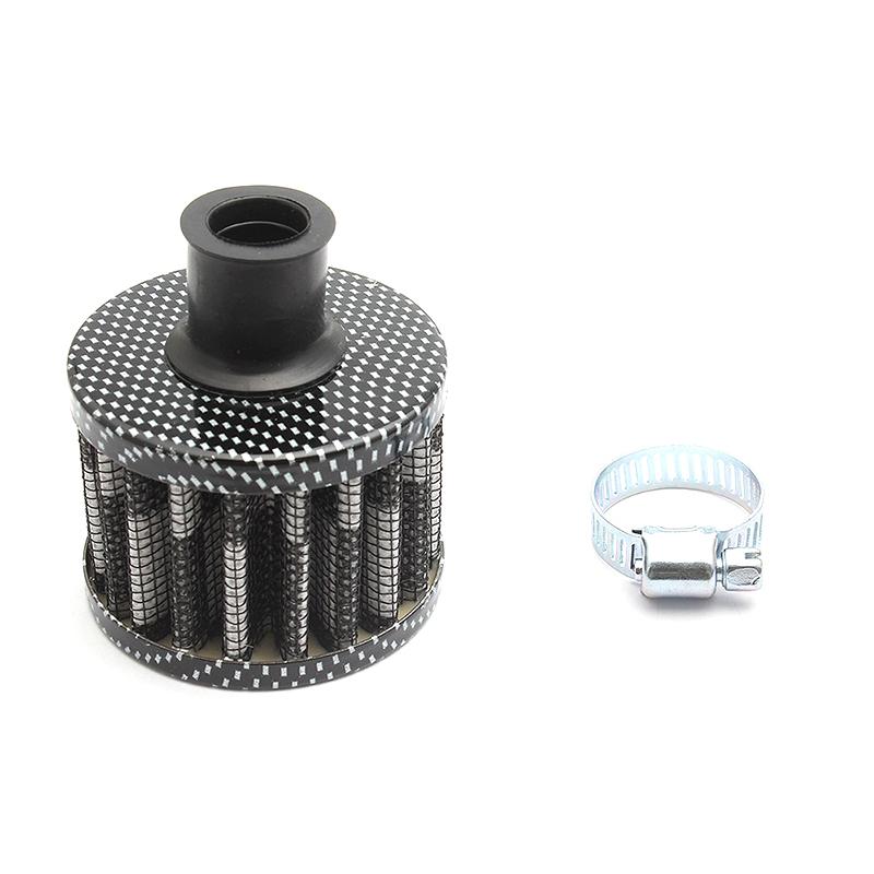 Универсальный Маленький 12 мм Воздушный Фильтр Мотоцикл Турбо Высокий Поток Гоночный Фильтр Впуска Холодного Воздуха Грибовидная Головка Автоаксессуары