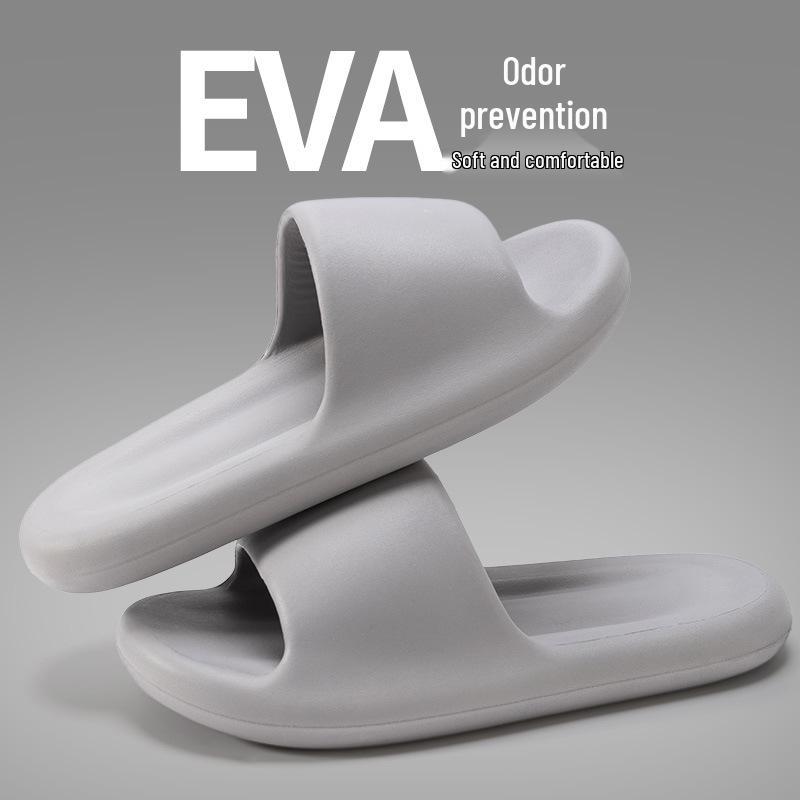 Jie Liya Нескользящие Антибактериальные Устойчивые к Запаху EVA Тапочки для Мужчин и Женщин - Летние для Дома и Ванной.