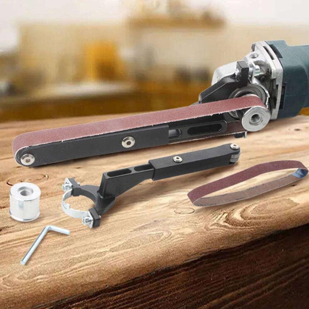 Grinder to Sander Attachment, Angle Grinder to Belt Sander Converter Kit, Woodworking Sander Conversion Kit for 100 125