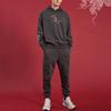 Li Ning X Palace Museum Baoyun Building Collaboration Casual Sports Hoodie Men Hoodies Black AWDQA67-2