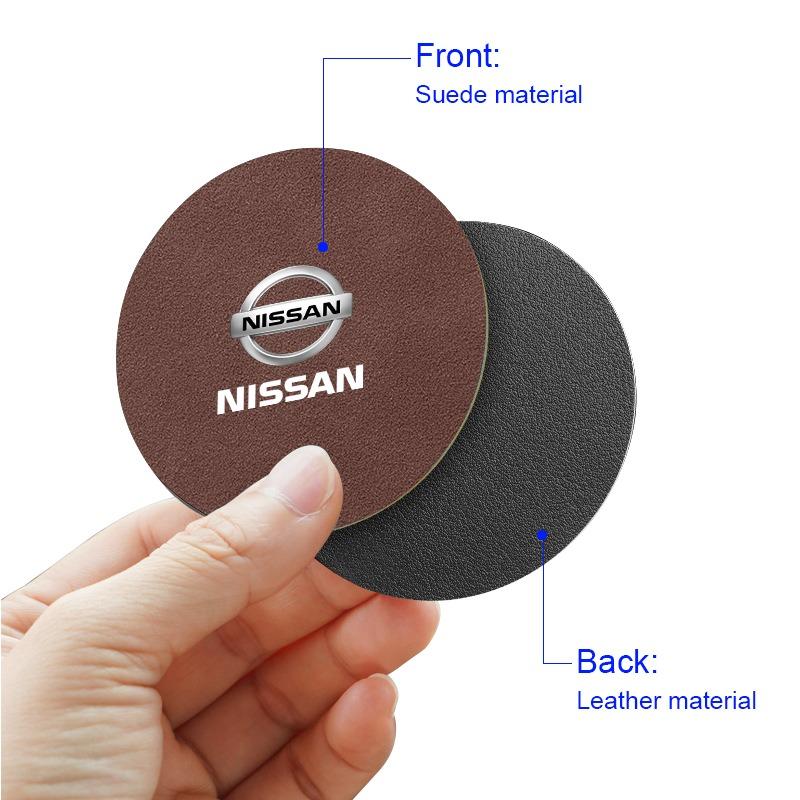 Car Interior Car Anti Slip Insert Cup Coasters Car Accessories For Nissan Nismo Qashqai X J10 J11 Trail Tiida Teana Skyline Juke X-trail Almera