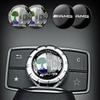 HSVK2 29mm Car Central Multi-media Control Button Keys Sticker For Mercedes Benz B/C/E/S Class A Class C200L GLC GLK CLA Accessories