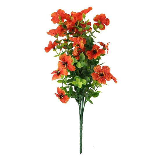 Искусственный фиолетовый цветок Реалистичная поддельная цветочная ветка Дом Офис Свадебная вечеринка