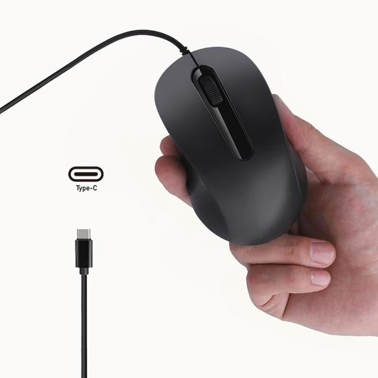 Проводная мышь Type-C 1000DPI с низкой задержкой Игровая мышь Совместимые с USB-C Мыши Аксессуары для ПК и ноутбуков Компьютерные офисные принадлежности