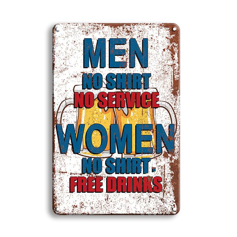 INEED вывеска для пива винтажный настенный декор металлическая жестяная вывеска ретро украшения тарелка табличка человек пещера клуб бар вывеска настенные художественные плакаты