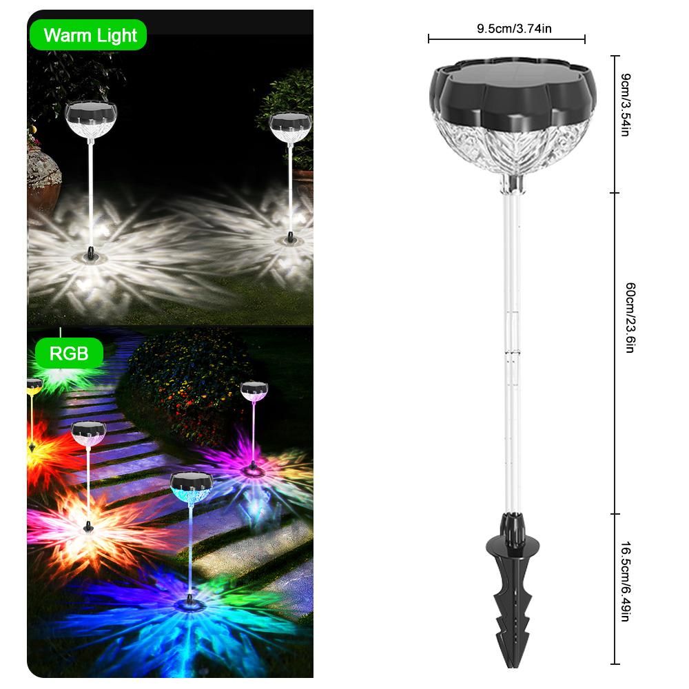 Solar Pathway Lights Outdoor Solar Pathway Garden Lamp Waterproof Landscape Lights Walkway Driveway Lawn Patio Garden Decor