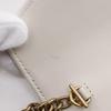 Gucci Кошелек на цепочке GG Marmont 474575 Цепочка на плечо 2-сторонний клатч Белая телячья кожа Женский Б/У