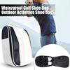 Сумка для обуви для гольфа Водонепроницаемая сумка-переноска для обуви на молнии Искусственная кожа Спорт на открытом воздухе