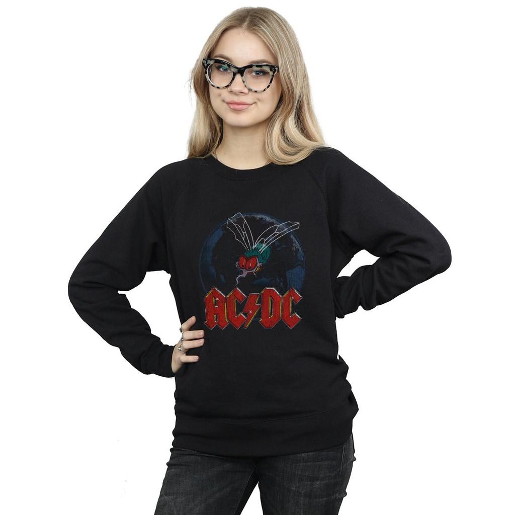 AC/DC Womens/Ladies Fly On The Wall Sweatshirt