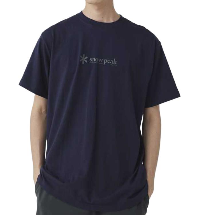 Snow Peak Logo print T shirt TS-25SU401