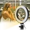 6 Inch Ring Shape Photography Lighting 3 Colors Adjustable Fill Light USB Interface