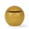 130ML Air Humidifier Ultrasonic USB Aroma Diffuser Wood Grain LED Night Light Electric Essential Oil Diffuser Aromatherapy Home
