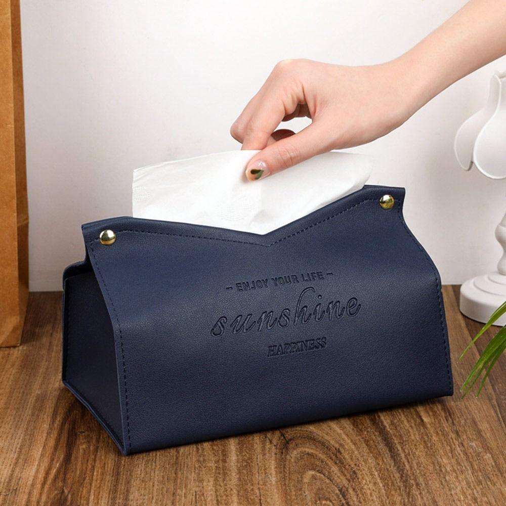 Modern Large Storage Dispenser Tissue Case Paper Towel Box Car Tissue Box Napkin Holder