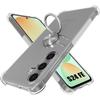 Защитный чехол - BOOLING - для Samsung Galaxy S24 FE - Гибкий - Прозрачный - С кольцом-держателем, вращающимся на 360°