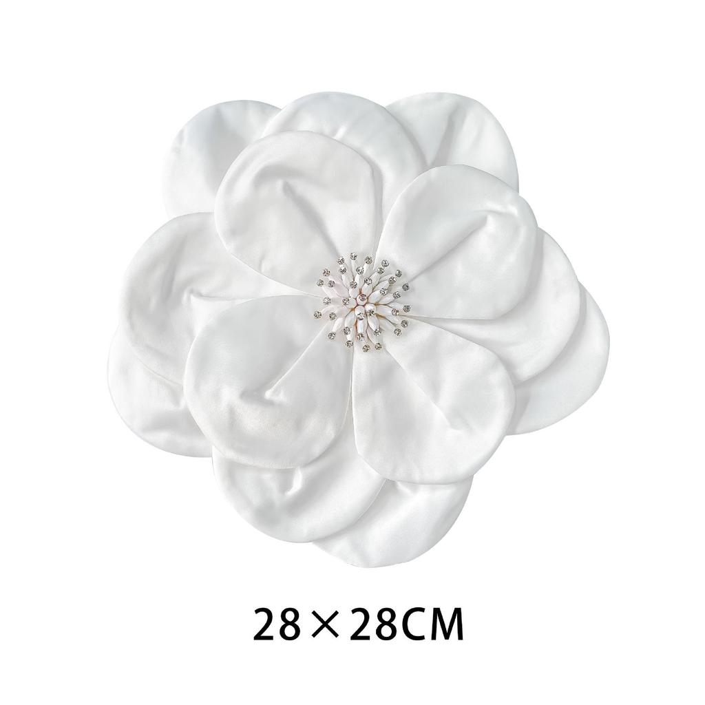Fabric Large Stereo Applique Flower Corsage Patch Decorative Coat Top Dress Accessories
