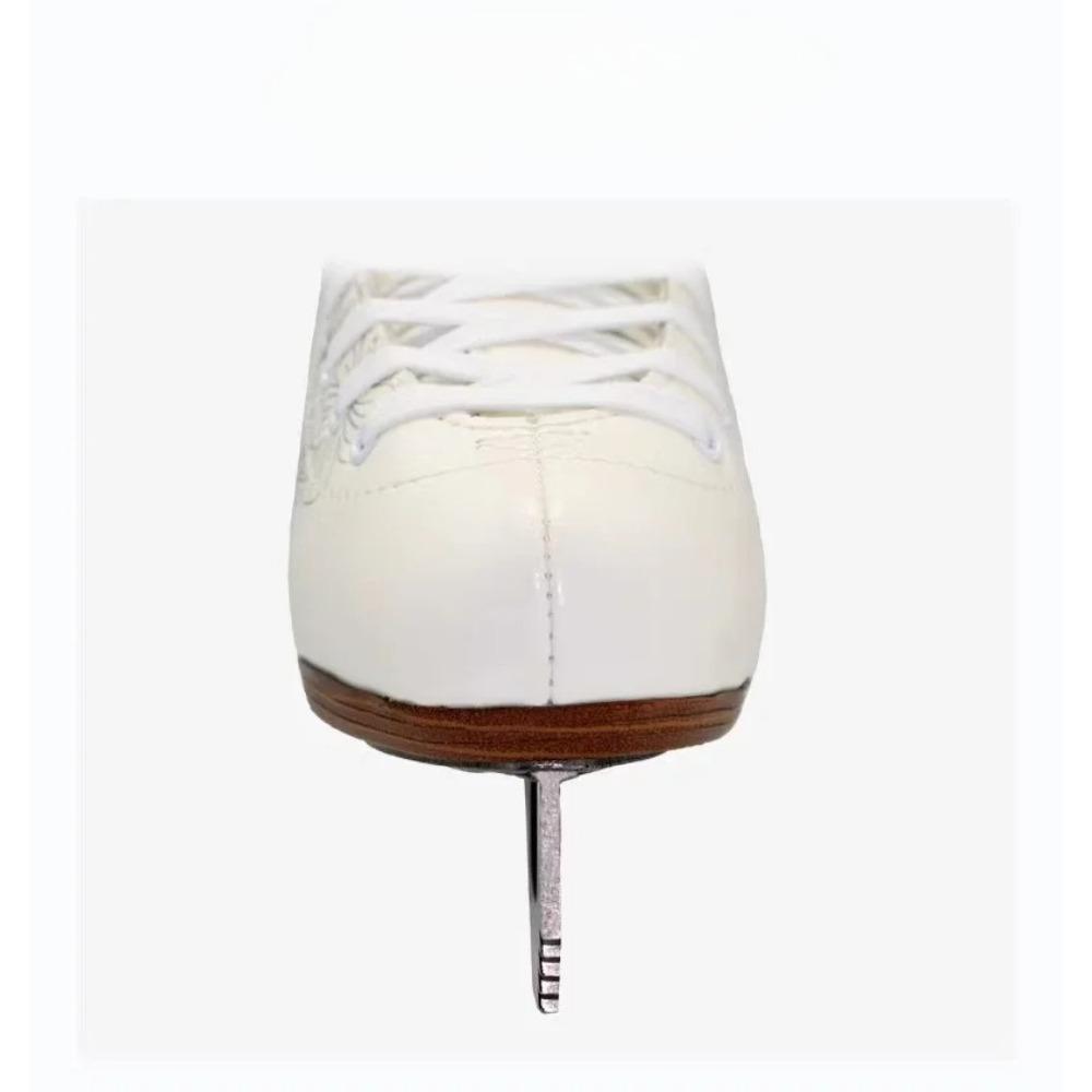 Ботинки для скоростного фигурного катания из натуральной кожи, водонепроницаемые, профессиональные, тепловые, утепленные, с лезвием для льда, для детей и взрослых