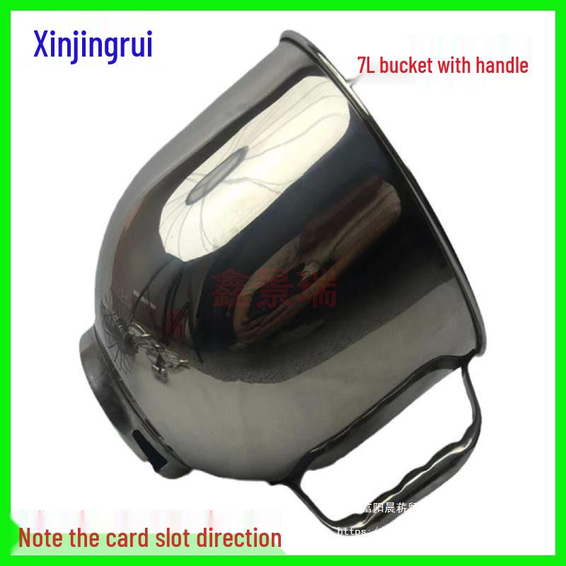 Многофункциональный кухонный комбайн из нержавеющей стали, 7 л: Свежее молоко, Взбивание яиц, Замешивание теста и Смесительная чаша.