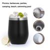 12oz Eggshell Wine Glass Stainless Steel Thermos Bottle Beer Mugs Thermal Cup for Beers Insulated Coffee Cup Travel Tumbler