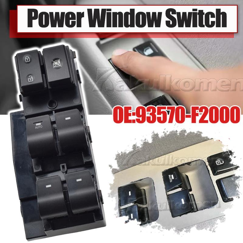 NEW Master Electric Power Window Switch Lifter Button Autodown For Hyundai Elantra 2017 2018   93570-F2100 93570-F2000