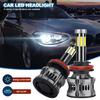 2PCS 8 Sides Led 12V H8 H11 H7 LED 20000LM HB3 9005 HB4 H1 H3 H4 Led Headlight Bulb Canbus 100W 3D 360 Degree Super Auto Lamp