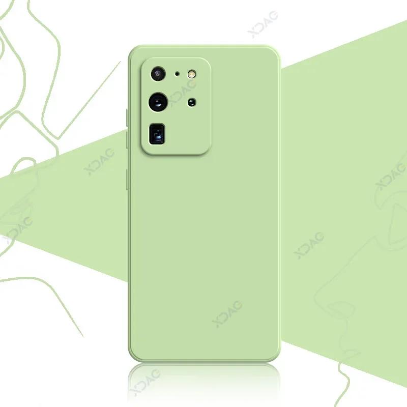 Чехол для мобильного телефона Samsung Galaxy S20 FE Plus Ultra SamsungS20Ultra S20Plus 5G Мягкий квадратный жидкий силиконовый чехол-сумка