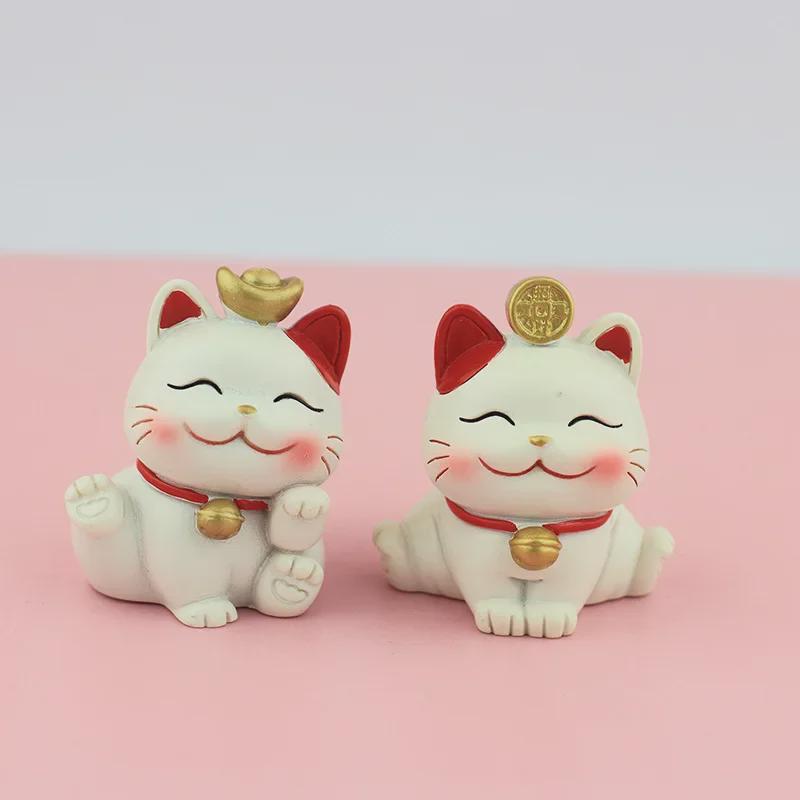Креативное украшение для автомобиля и торта Lucky Cat