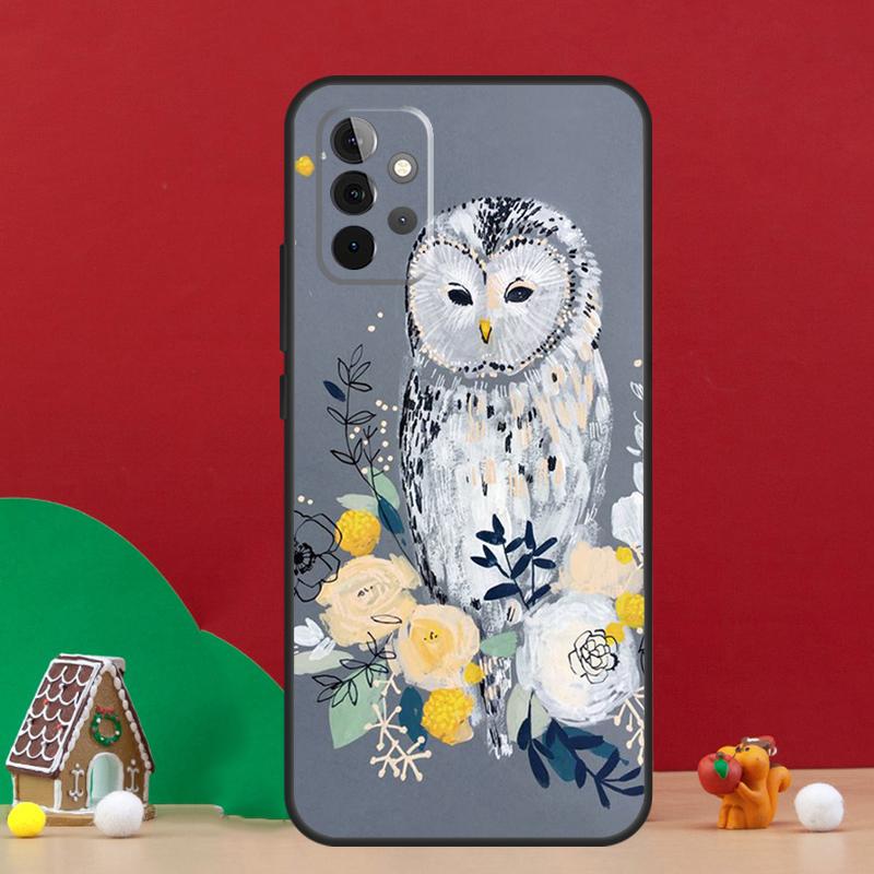 Cute Owl Cartoon Case For Samsung Galaxy A56 A33 A13 A36 A23 A52 A32 A12 A54 A34 A14 A16 A53 A15 A35 A55 A17